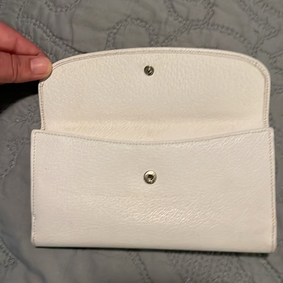 Gucci Rare Tom Ford White Leather Long Two-Sided Wallet - Picture 8 of 11